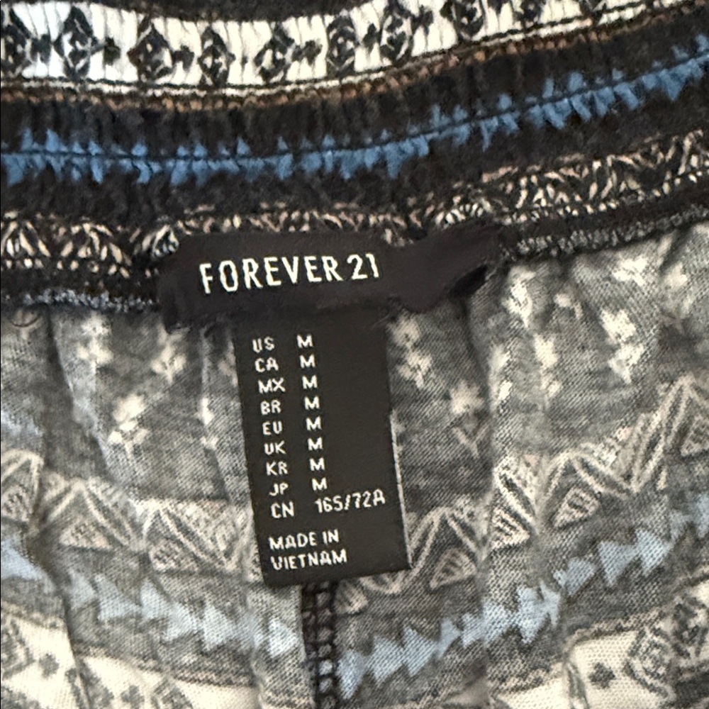 Forever 21 Black and Blue High Waist Shorts - Picture 2 of 3